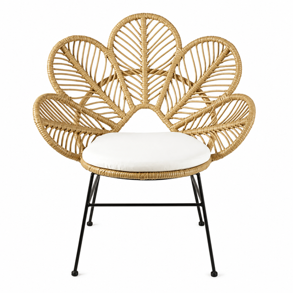 Fauteuil en rotin design