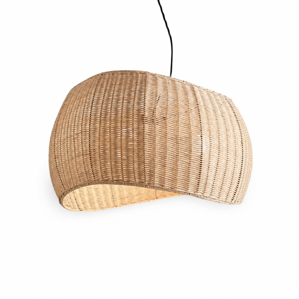 Suspension en rotin nuage