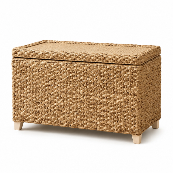 Banc coffre en rotin