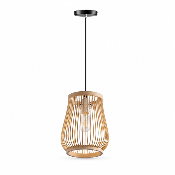 Suspension effet osier, style chinois fait main