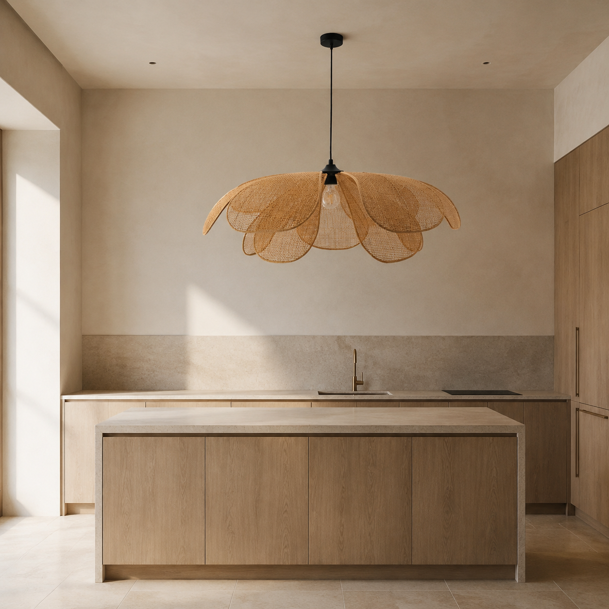 Suspension fleur créative minimaliste