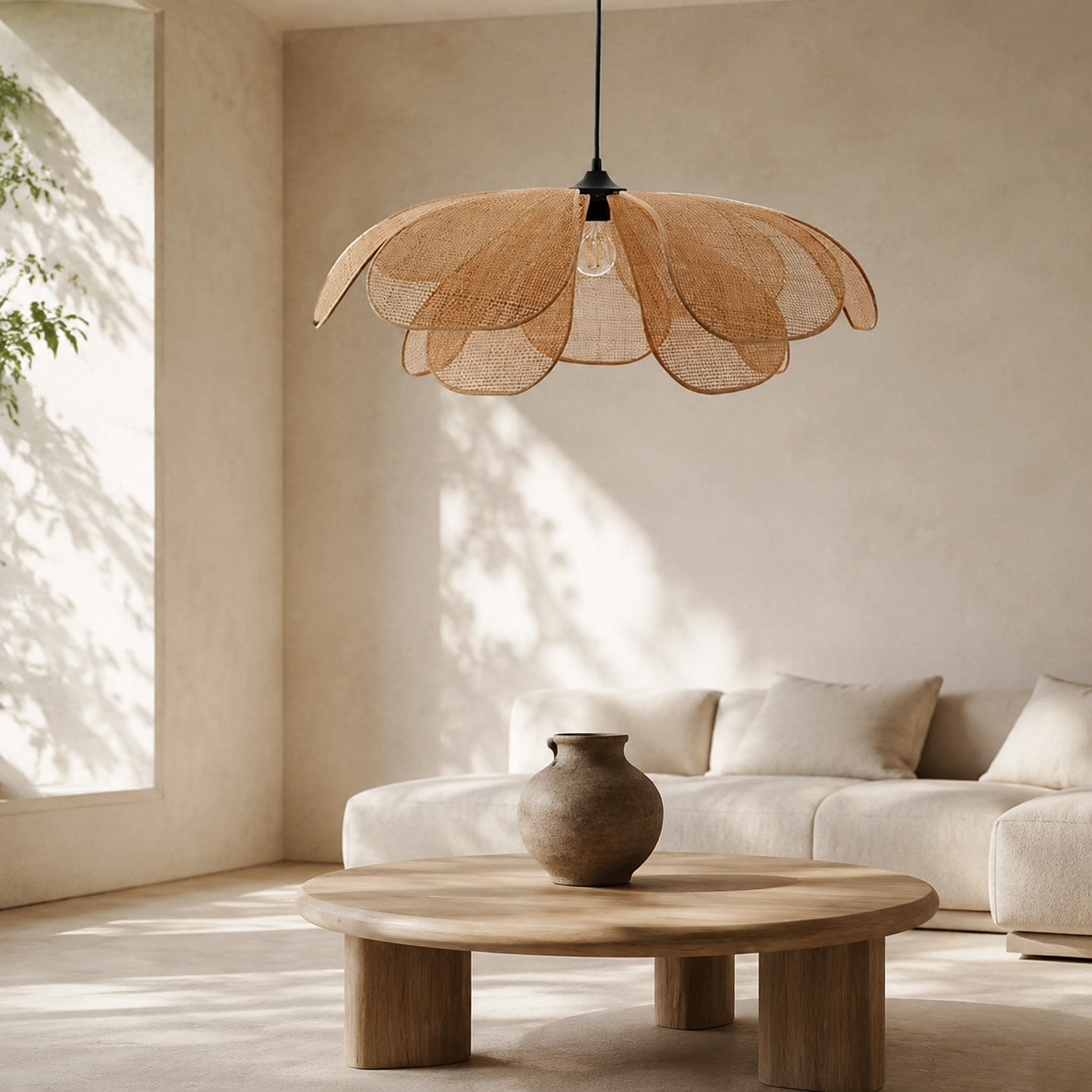 Suspension fleur créative minimaliste